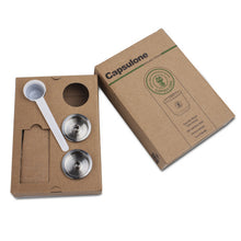 Load image into Gallery viewer, Capsulone Refillable  capsule pod resuable Filter cup fit for illy Coffee Machine  Metal Stainless Steel Coffee capsule
