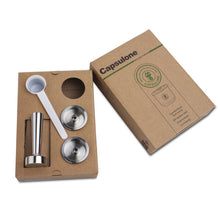 Load image into Gallery viewer, Capsulone Refillable  capsule pod resuable Filter cup fit for illy Coffee Machine  Metal Stainless Steel Coffee capsule
