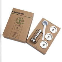 Load image into Gallery viewer, Capsulone Refillable  capsule pod resuable Filter cup fit for illy Coffee Machine  Metal Stainless Steel Coffee capsule
