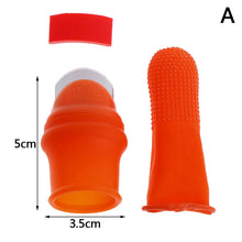 Load image into Gallery viewer, Silicone Thumb Knife Finger Protector Vegetable Harvesting Knife Plant Blade Scissors Cutting Rings Garden Gloves
