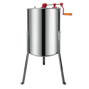 Vevor Stainless Steel Manual Honey Extractor 4 Frame Bee Extractor Stainless Steel Honey Spinner