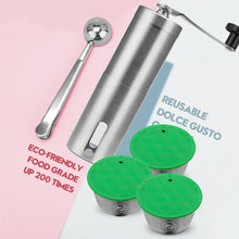 Load image into Gallery viewer, 2020  New Fashion Comfortable Multi-pattern Household Stainless Steel Coffee Filter Reusable Coffee Capsule Make For Dolce Gusto
