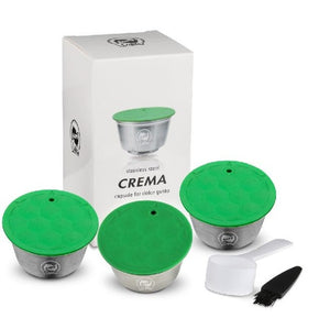 2020  New Fashion Comfortable Multi-pattern Household Stainless Steel Coffee Filter Reusable Coffee Capsule Make For Dolce Gusto