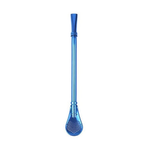 Stainless Steel Drinking Straw Filter Handmade Yerba Mate Tea Bombilla Reusable Sucker Spoon Filter Bar Drinks Kit