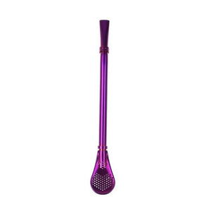 Stainless Steel Drinking Straw Filter Handmade Yerba Mate Tea Bombilla Reusable Sucker Spoon Filter Bar Drinks Kit